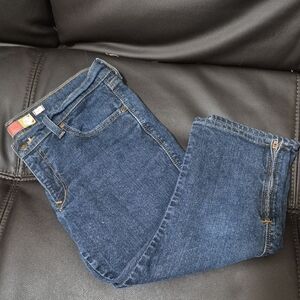 Old Navy Dark Blue Women's Skinny Jeans Low Waist Capri